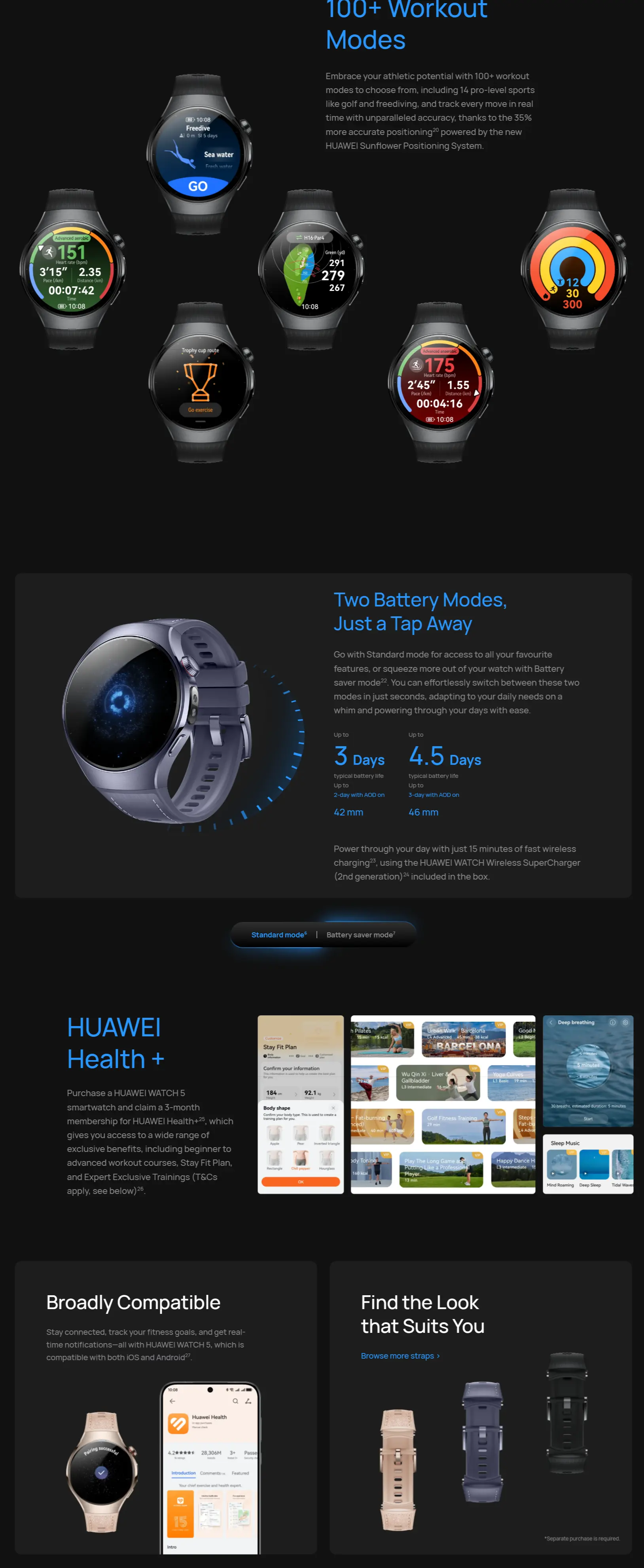 HUAWEI WATCH 5 HUAWEI UK 1