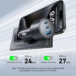 Anker Nano Car Charger (167.5W, 3 Ports) - Image 3