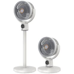 Home 119 Green Lion Quad Flex Fan Rechargeable 8-Inch 3-Blade