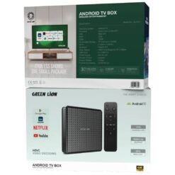 Alternative view of Green Lion Android TV Box 4K with Remote Control
