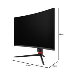 Alternative view of Porodo 27 inch 280Hz Curved Gaming Monitor
