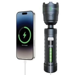 Home 329 Alternative view of Porodo Orbit Multi-Color Laser Torch with Power Bank Function
