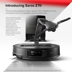 Roborock Saros Z70 Robot Vacuum Cleaner & Empty Wash Fill Dock 18 Roborock Saros Z70 Robot Vacuum Cleaner & Empty Wash Fill Dock - Image 8