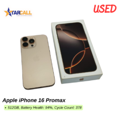 Used Apple iPhone 16 Promax