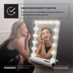 Porodo Lifestyle Hollywood Vanity Lighted Mirror - Image 5