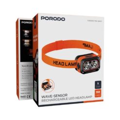 Home 335 Alternative view of Porodo Wave Sensor Rechargeable LED Headlamp