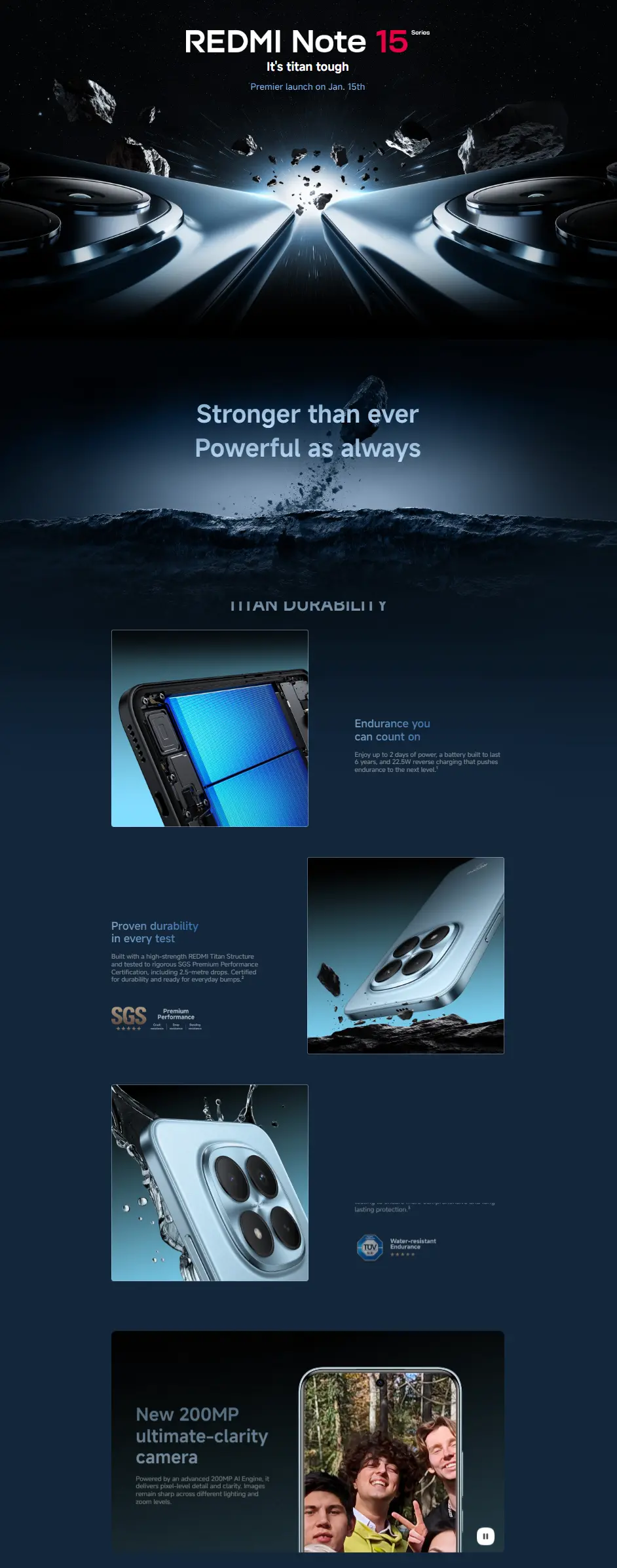 REDMI Note 15 Series new launch Xiaomi Global 1