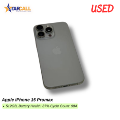 Used Apple iPhone 15 Promax