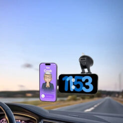 Alternative view of Porodo Dax-L Dual MagSafe Car Phone Mount with Adjustable Telescopic Arm