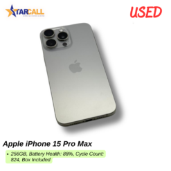 Used Apple iPhone 15 Promax