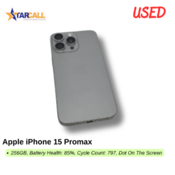 Used Apple iPhone 15 Promax