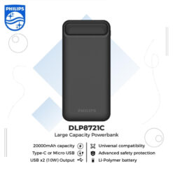 Alternative view of Philips DLP8721 Powerbank 20.000mAh Fast Charging Digital Display