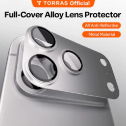 Home 23 Alternative view of TORRAS AR Anti Reflection Full Coverage Camera Lens Protector for iPhone 17 Pro