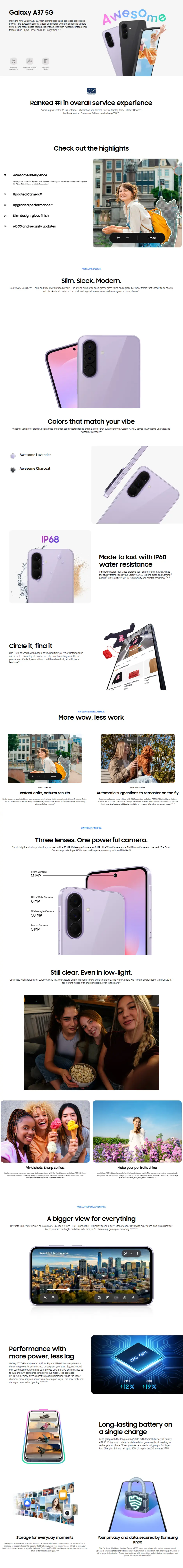 Galaxy A37 5G New A Series Phone Samsung US