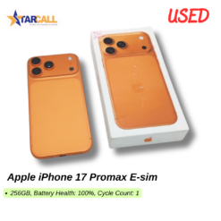 Used Apple iPhone 17 Promax E-sim