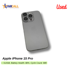 Used Apple iPhone 15 Pro