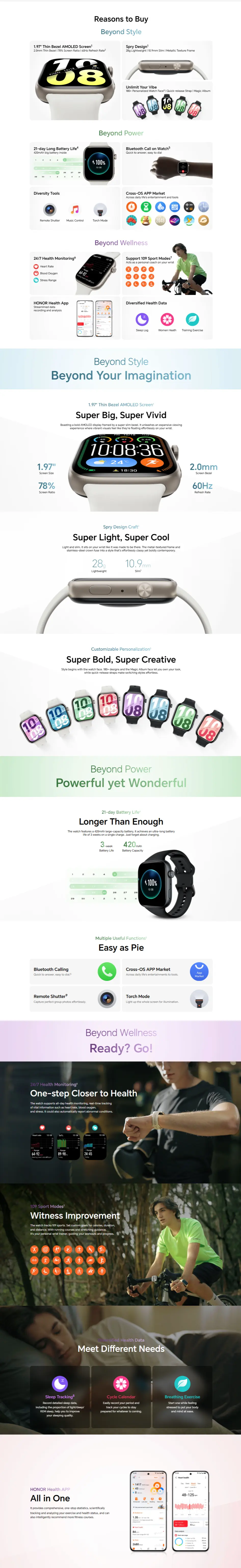 Honor Watch X5i - Features and Performance