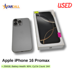 Used Apple iPhone 16 Promax