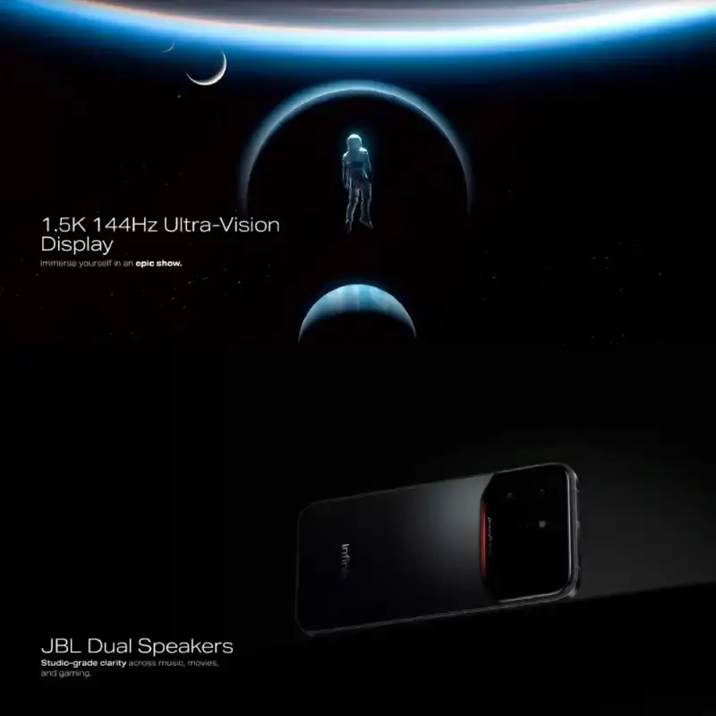 Infinix Note 60 Ultra - back view