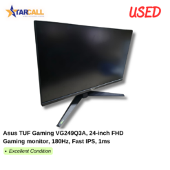 Used  Asus TUF Gaming VG249Q3A, 24-inch FHD Gaming monitor, 180Hz, Fast IPS, 1ms
