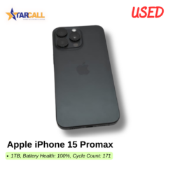 Used Apple iPhone 15 Promax