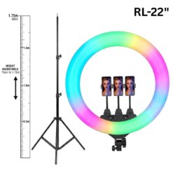 RGB LED Soft Ring Light 22-inch RL-22"
