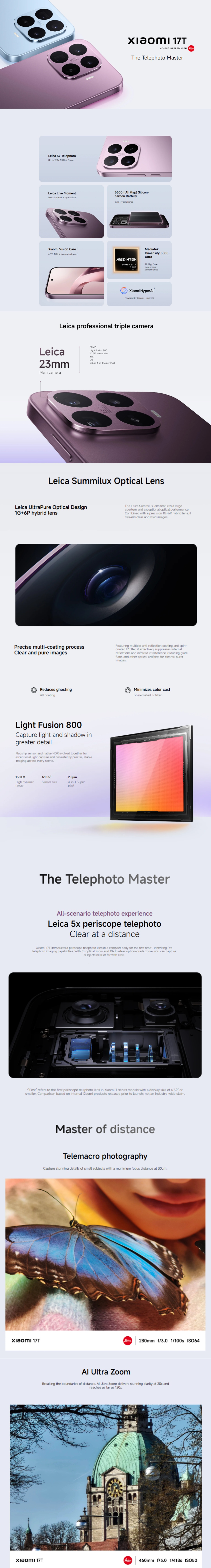Xiaomi 17T main view