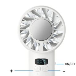 YESIDO YF18 Handheld Rechargeable Fan - Image 3
