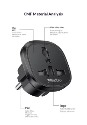Yesido MC44 Global Travel Adapter