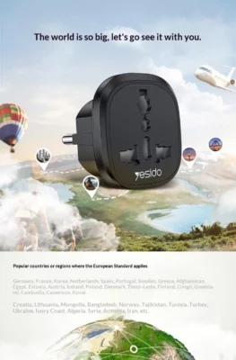 Yesido MC44 Global Travel Adapter