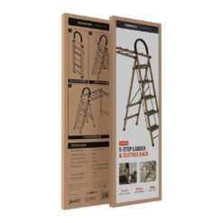 Alternative view of Porodo Lifestyle 5 Step Ladder & Clothes Rack