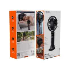 Alternative view of Porodo Lifestyle Chillo Air Portable Handheld Fan with LED Display