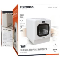 Porodo Lifestyle Safi Countertop Dishwasher - Image 7
