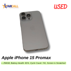 Used Apple iPhone 15 Promax