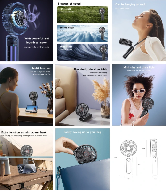 Yesido YF10 Power Bank Fan