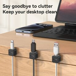 Yesido C216 Cable Organizer Magnetic Desk Cable Clips Management - Image 4