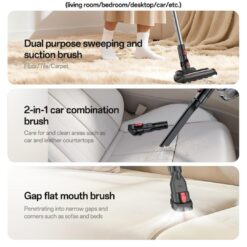 Yesido EC32 Handheld Wireless Vacuum Cleaner 16 Yesido EC32 Handheld Wireless Vacuum Cleaner - Image 5