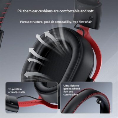 Yesido EK07 Tri Mode Gaming Headset