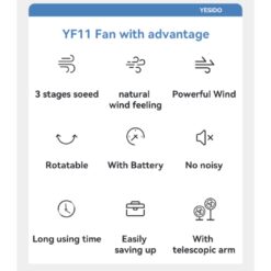 Yesido YF11 Premium Folding Fan - Image 4