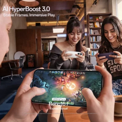 Oppo Reno 16F 5G Lebanon - AI HyperBoost 3.0