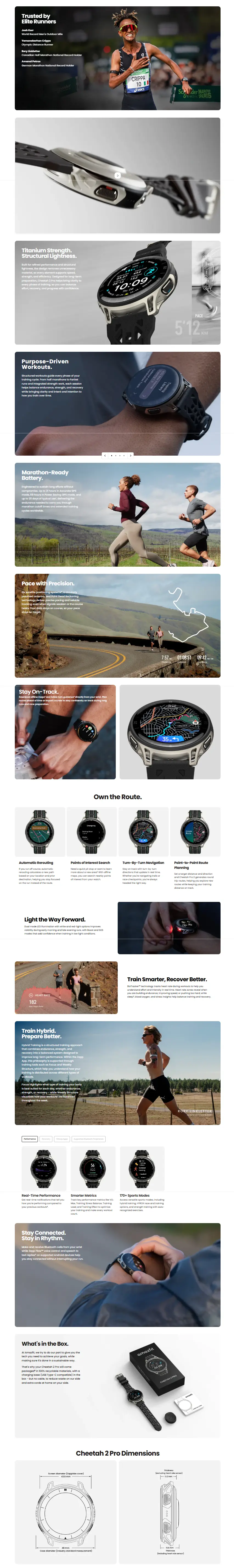 Amazfit Cheetah 2 Pro Smartwatch