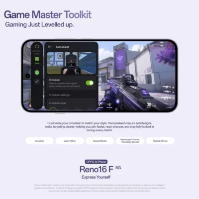 Oppo Reno 16F 5G Lebanon - Game Master Toolkit