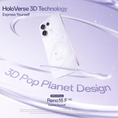 Oppo Reno 16F 5G Lebanon - HoloVerse 3D Technology