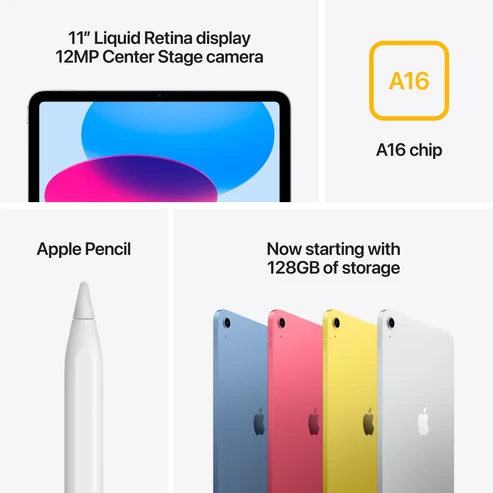 Apple iPad 11-inches (A16) 256GB 30 Apple iPad 11-inch A16 256GB Lebanon - Display