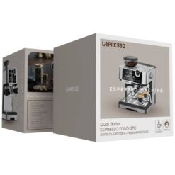 Lepresso Dual Boiler Espresso Machine with Conical Grinder & Pressure Gauge 6 Lepresso Dual Boiler Espresso Machine with Conical Grinder & Pressure Gauge - Image 3