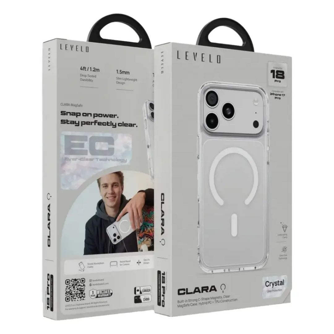 Levelo Clara MagSafe Case for iPhone 18 Pro / 17 Pro 4 Levelo Clara MagSafe Case for iPhone 18 Pro / 17 Pro - Image 2
