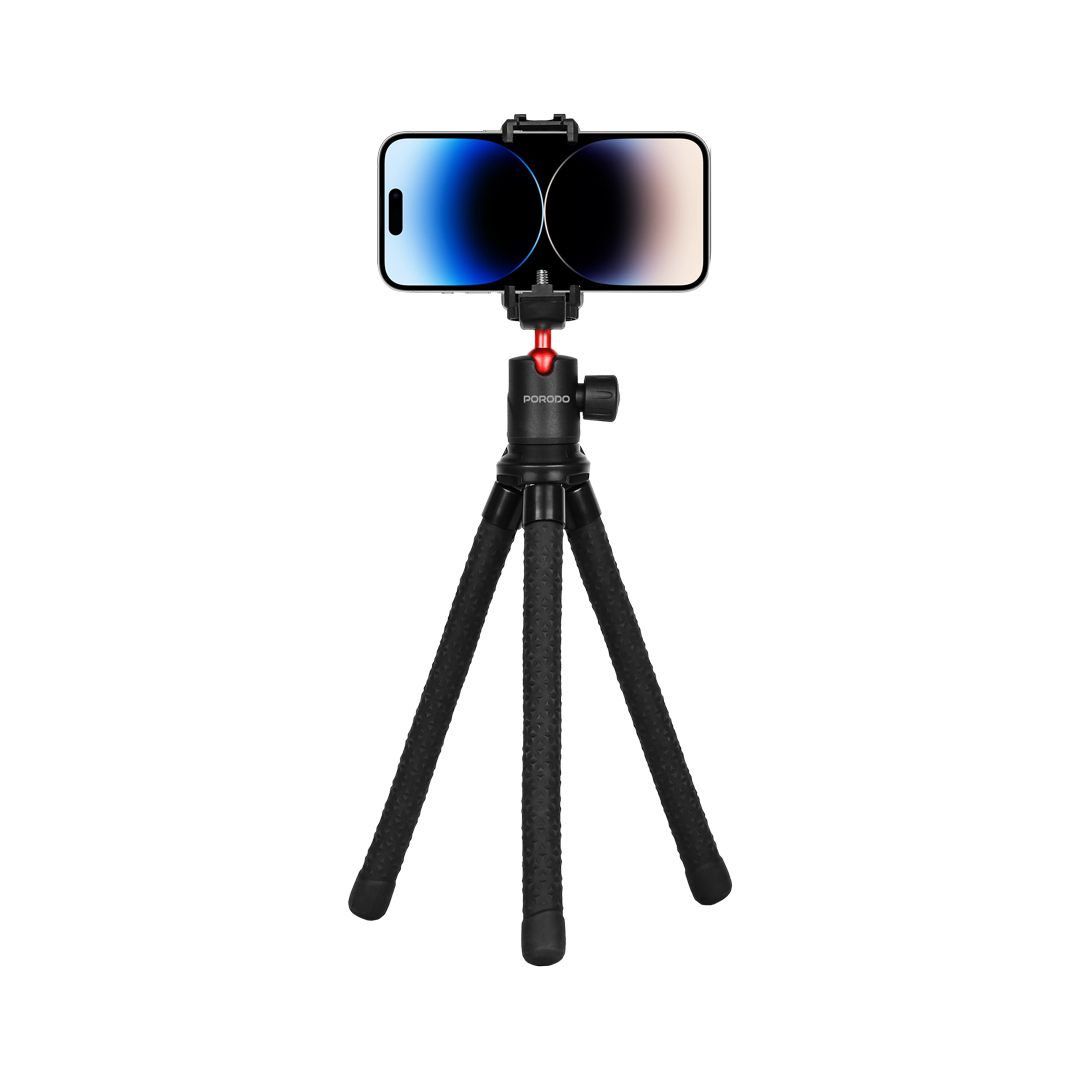Porodo Flexible Tripod Stand 3 Porodo Flexible Tripod Stand