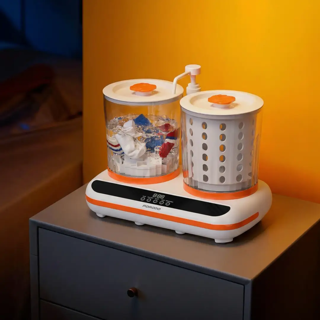 Porodo Lifestyle Launder Twin 2L Portable Mini Washing Machine 8 Porodo Launder Twin Mini Washing Machine Lebanon - Front View
