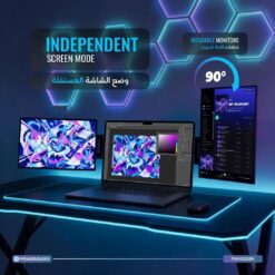 Home 426 Alternative view of Powerology SkyFold 14 inch Dual Display Laptop Monitor