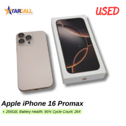 Used Apple iPhone 16 Promax